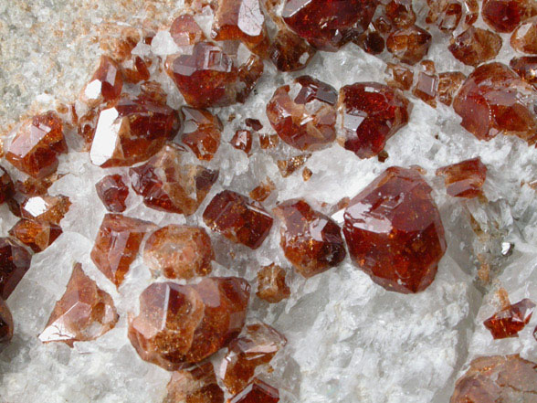 Grossular Garnet from north shore of Panther Pond (Camp Hinds), Raymond, Cumberland County, Maine