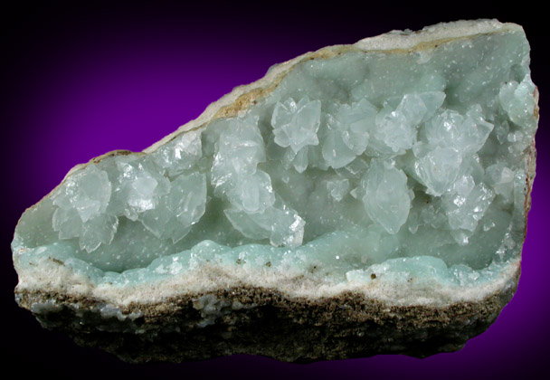 Smithsonite with Calcite from Lavrion (Laurium) Mining District, Attica Peninsula, Greece