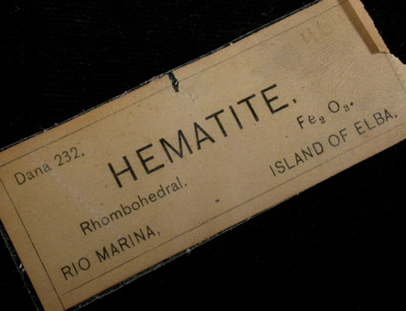 Hematite and Quartz from Rio Marina, Isola d'Elba, Tuscan Archipelago, Livorno, Italy