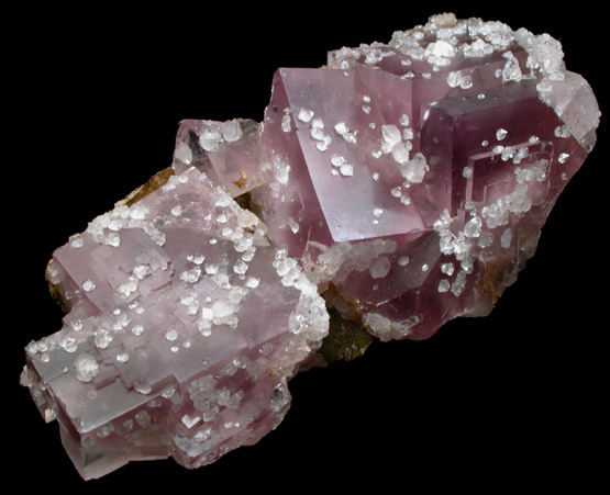 Fluorite with Quartz from West Cumberland Iron Mining District, Cumbria, England