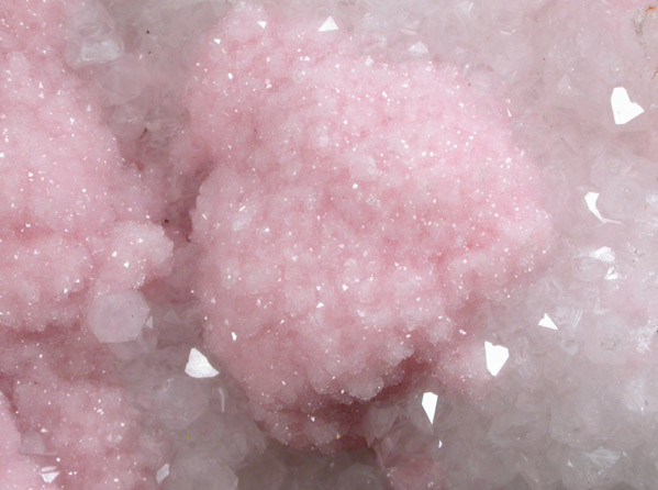 Rhodochrosite on Quartz from Cavnic Mine (Kapnikbanya), Maramures, Romania (Type Locality for Rhodochrosite)