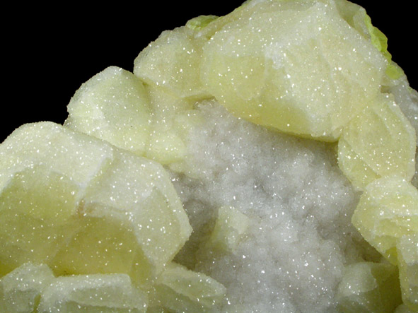 Sulfur with Celestine from Agrigento District (Girgenti), Sicily, Italy