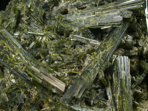 Epidote from Bourg d'Oisans, Isere, Dauphine Region, Rhone-Alpes, France (Type Locality for Epidote)