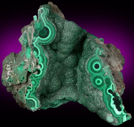 Malachite from Bisbee, Warren District, Cochise County, Arizona