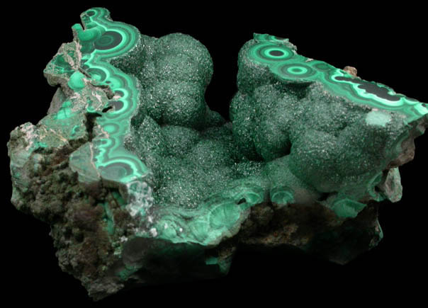 Malachite from Bisbee, Warren District, Cochise County, Arizona