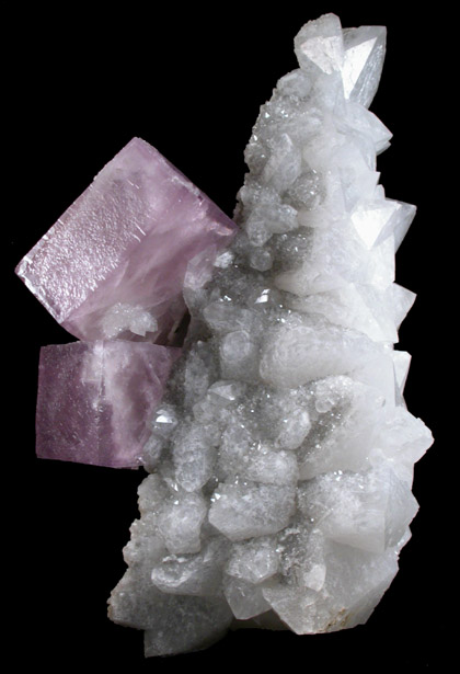 Fluorite on Quartz from Allenheads, Northumberland, England