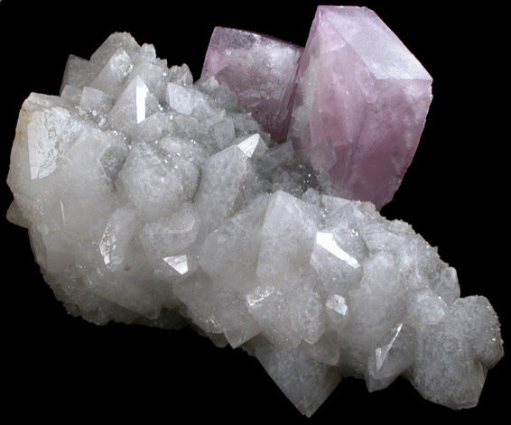 Fluorite on Quartz from Allenheads, Northumberland, England