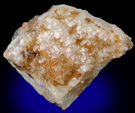 Cryolite (rare crystals) with Siderite, Sphalerite, Chalcopyrite from Ivigtut, Arsuk Firth (Arsukfjord), Kitaa Province, Greenland (Type Locality for Cryolite)