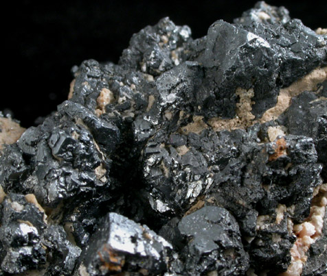 Acanthite pseudomorphs after Argentite from Freiberg District, Saxony, Germany