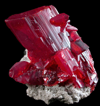 Realgar from Shimen Mine, Hunan, China