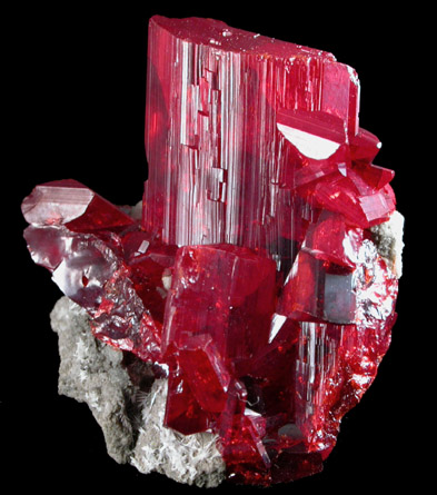 Realgar from Shimen Mine, Hunan, China