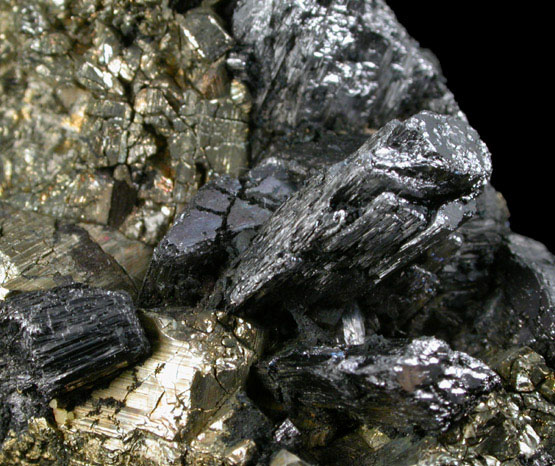 Enargite with Pyrite from Butte Mining District, Summit Valley, Silver Bow County, Montana