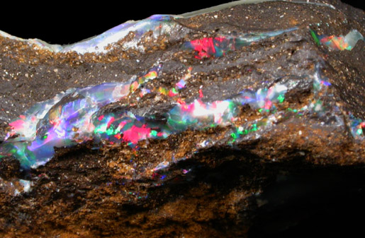 Opal var. Boulder Opal from Australia