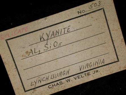 Kyanite in Quartz from Lynchburg, Campbell County, Virginia
