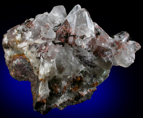 Copper in Calcite from Copper Queen Mine, Bisbee, Warren District, Cochise County, Arizona