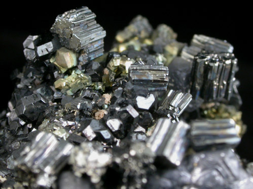 Bournonite, Sphalerite, Galena, Pyrite from Rodna Mountains, Maramures, Romania