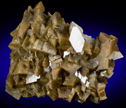 Siderite with Calcite from Harz Mountains, Germany