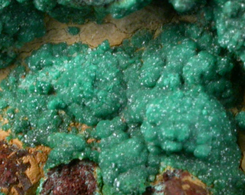 Brochantite from Paoli, Pauls Valley, Garvin County, Oklahoma