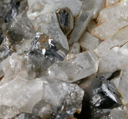 Brookite on Quartz from Magnet Cove, Hot Spring County, Arkansas