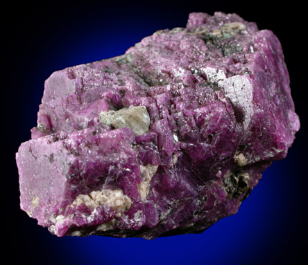 Corundum var. Ruby from Froland, Arendal, Norway