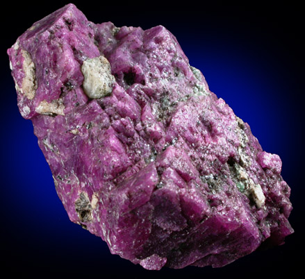 Corundum var. Ruby from Froland, Arendal, Norway