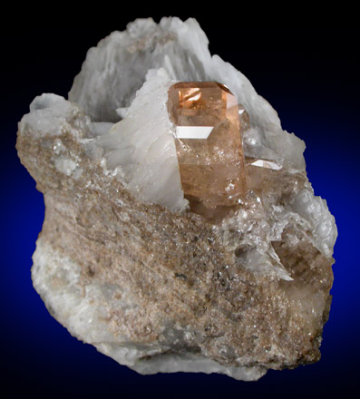 Topaz and Calcite from Thomas Range, Juab County, Utah