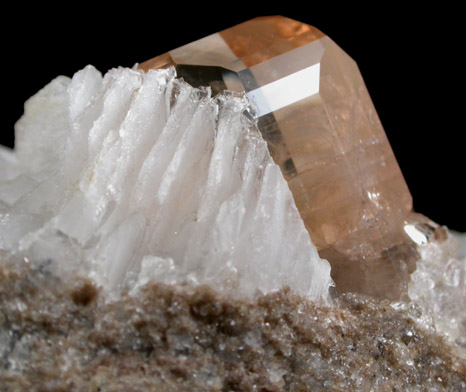 Topaz and Calcite from Thomas Range, Juab County, Utah