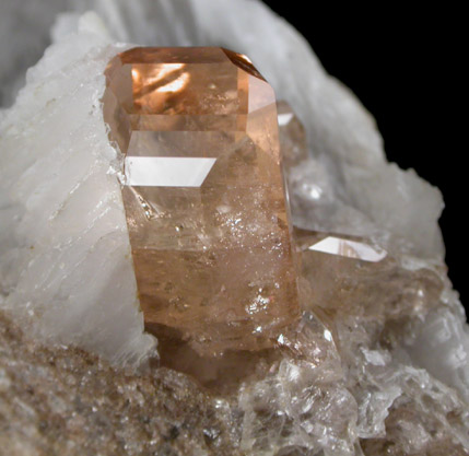 Topaz and Calcite from Thomas Range, Juab County, Utah