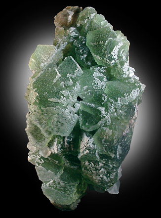 Calcite on Fluorite from Dalnegorsk, Primorskiy Kray, Russia