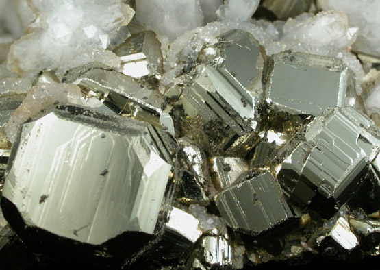 Pyrite and Quartz from Peru