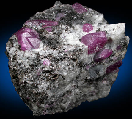 Corundum var. Ruby from Mysuru (formerly Mysore), Karnataka, India