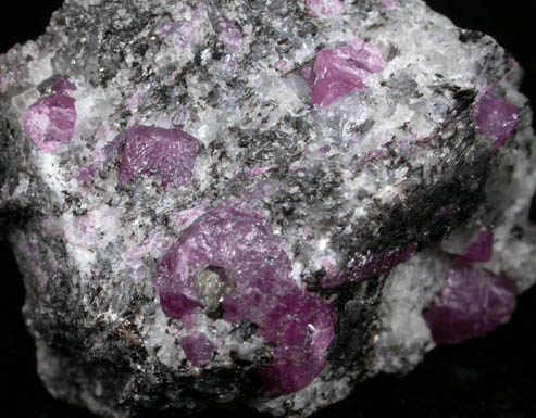 Corundum var. Ruby from Mysuru (formerly Mysore), Karnataka, India