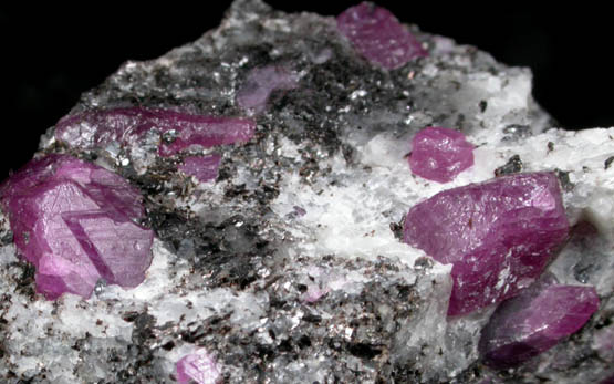 Corundum var. Ruby from Mysuru (formerly Mysore), Karnataka, India