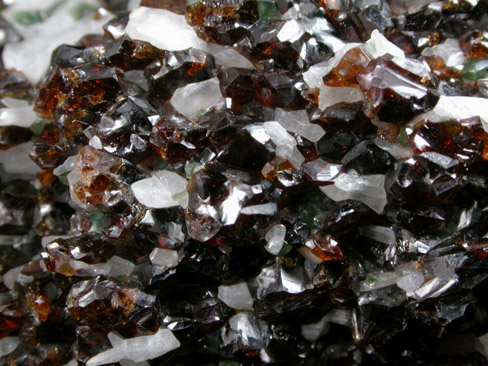 Andradite var. Colophanite Garneted, Diopside, Wollastonite from Willsboro, Essex County, New York