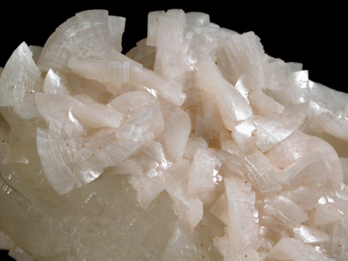 Dolomite on Calcite from Corydon Crushed Stone Quarry, Harrison County, Indiana