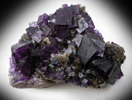 Fluorite with Sphalerite and Quartz from Cave-in-Rock District, Hardin County, Illinois