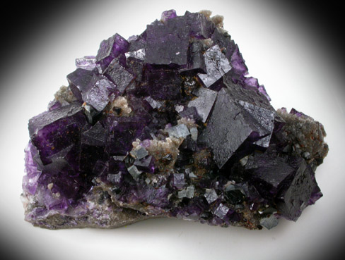 Fluorite with Sphalerite and Quartz from Cave-in-Rock District, Hardin County, Illinois