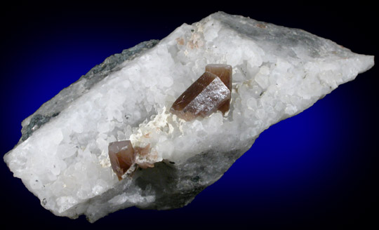 Pyromorphite on Quartz from Pchelojad Mine, Kardzah, Bulgaria