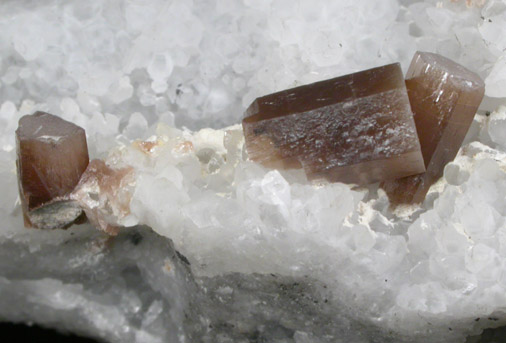 Pyromorphite on Quartz from Pchelojad Mine, Kardzah, Bulgaria