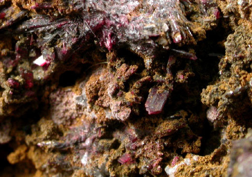 Erythrite from Schneeberg District, Erzgebirge, Saxony, Germany (Type Locality for Erythrite)