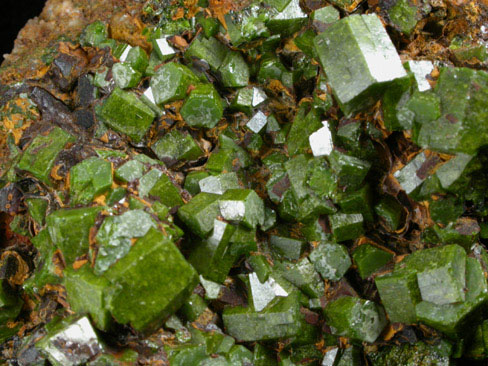 Pyromorphite from Coeur d'Alene District, Shoshone County, Idaho