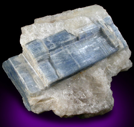 Kyanite in Quartz from Buncombe County, North Carolina