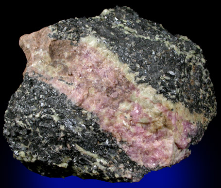 Hodgkinsonite, Willemite and Franklinite from Parker Shaft, Franklin, Sussex County, New Jersey (Type Locality for Hodgkinsonite and Franklinite)