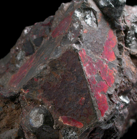 Manganosite, Zincite, Franklinite from Franklin Mining District, Sussex County, New Jersey (Type Locality for Zincite and Franklinite)