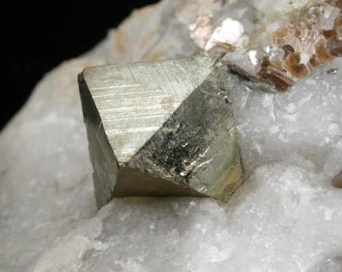 Pyrite with Phlogopite from Franklin Mining District, Sussex County, New Jersey
