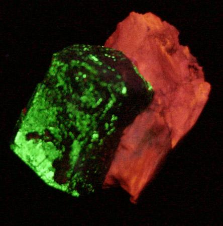 Willemite var. Troostite from Sterling Mine, Ogdensburg, Sterling Hill, Sussex County, New Jersey