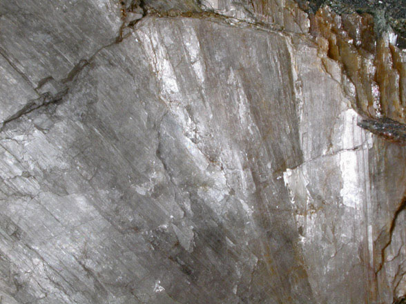 Diaspore on Magnetite from Chester Emery Mines, Hampton County, Massachusetts