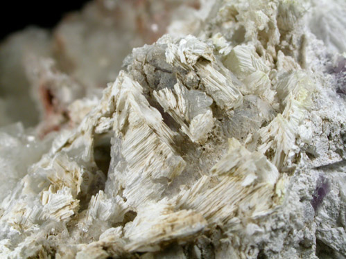 Datolite, Quartz var. Amethyst, Calcite, Pectolite from Millington Quarry, Bernards Township, Somerset County, New Jersey