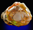 Opal (var. Crystal Fire Opal) from 570 km north of Addis Ababa, Wello (Wollo), Delanta Plateau, Tigray, Ethiopia