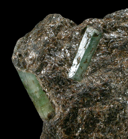 Beryl var. Emerald from Habachtal, Salzburg, Austria